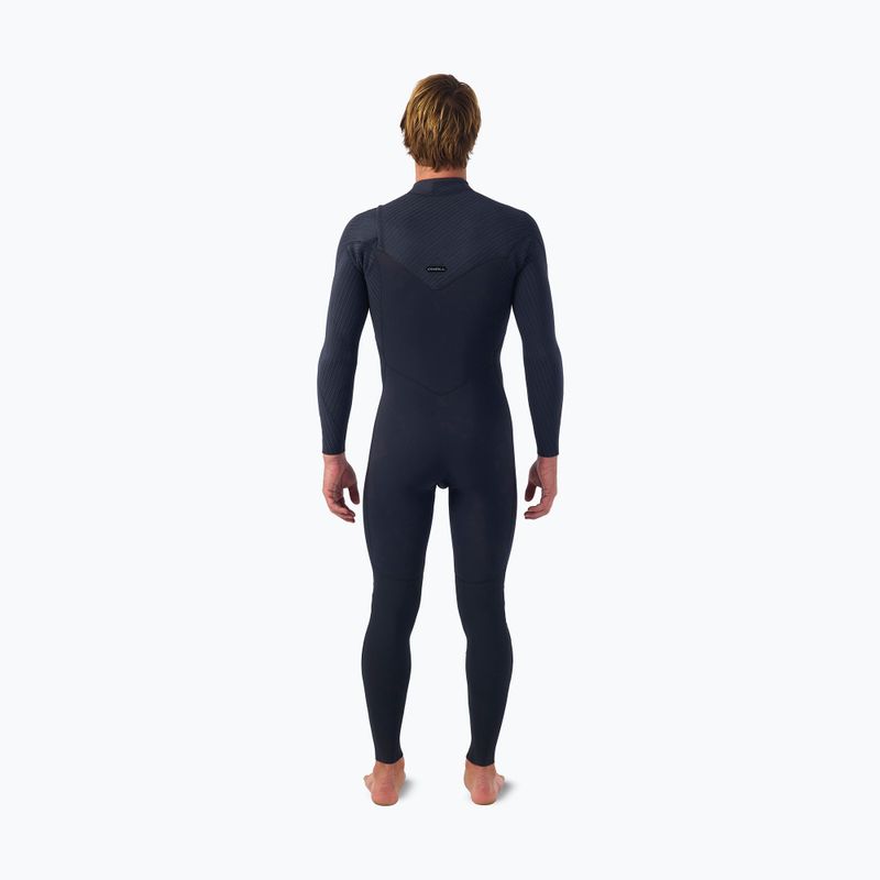 Vyriškas plaukimo kostiumas O'Neill Hyperfreak 5/4+ mm Chest Zip Full black/black 2