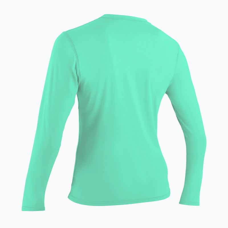 Moteriški plaukimo marškinėliai ilgomis rankovėmis O'Neill Basic Skins Sun Shirt light aqua 2