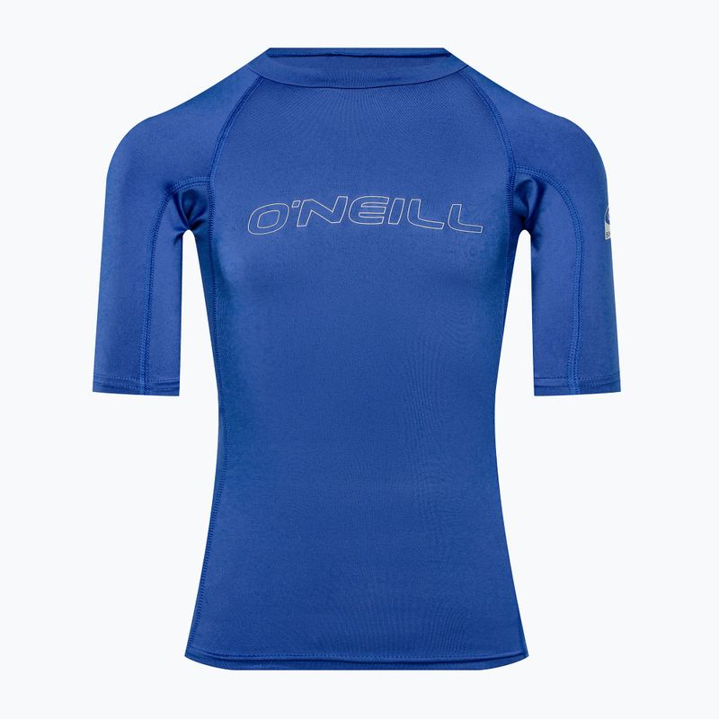 Vaikiški plaukimo marškinėliai O'Neill Basic Skins Rash Guard pacific