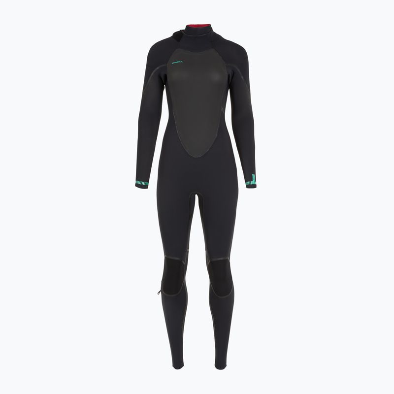 Moteriška O'Neill Psycho Tech 5/4+ Back Zip Full Black Neoprene Foam kelnaitė 2