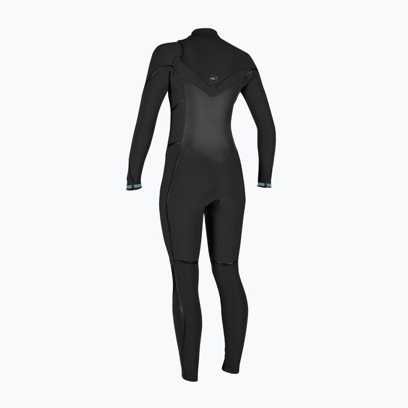 Moteriška "O'Neill Psycho Tech 5/4+ Back Zip Full Black Neoprene Foam" kelnaitė 2