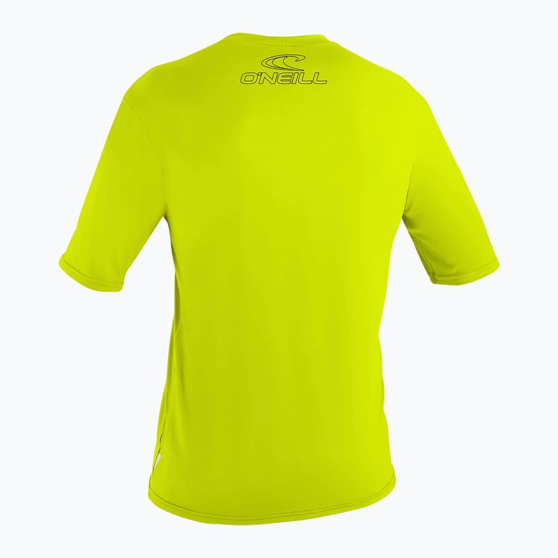 Vaikiški plaukimo marškinėliai O'Neill Youth Basic Skins Sun Shirt lime 2