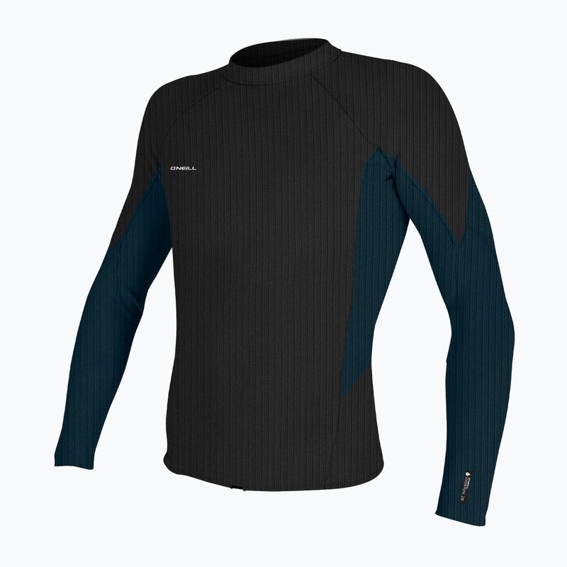 Vyriška O'Neill Hyperfreak Comp-X 2 mm L/S viršutinė dalis black/cadet blue neopreninė striukė