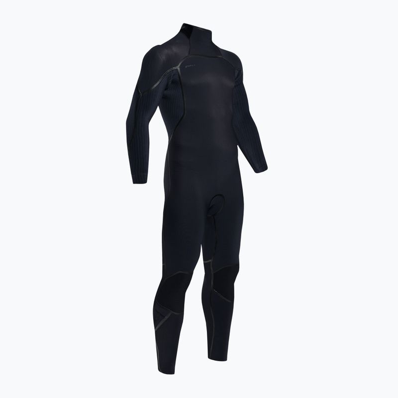 Vyriškos O'Neill Hyperfreak Fire 5/4+ plaukimo putos su užtrauktuku Full A00 Swim Foam Black 5549