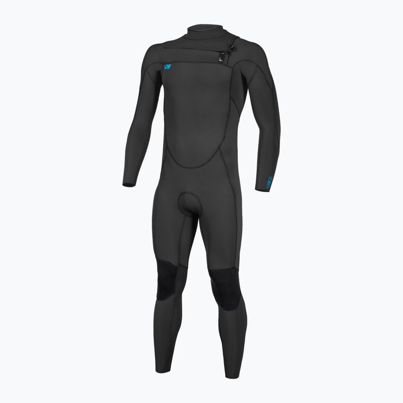 Vaikiškas plaukimo hidrokostiumas O'Neill Youth Ninja 5/4 Chest Zip Full black/black/black