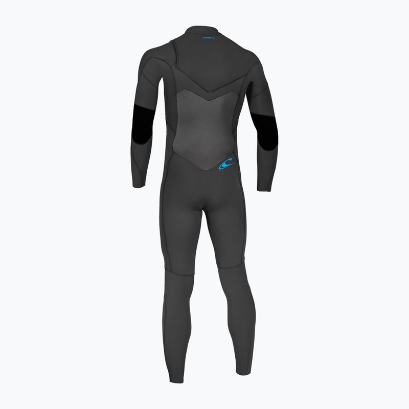 Vaikiškas plaukimo hidrokostiumas O'Neill Youth Ninja 5/4 Chest Zip Full black/black/black 2