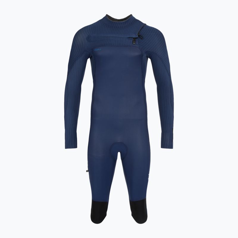 Vyriškas plaukimo hidrokostiumas O'Neill Hyperfreak 4/3+ Chest Zip L/S navy 2