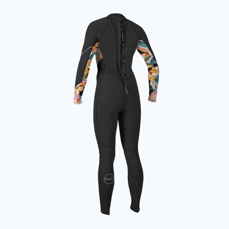O'Neill Bahia 3/2 mm moteriškas plaukimo hidrokostiumas juodas 5292 2