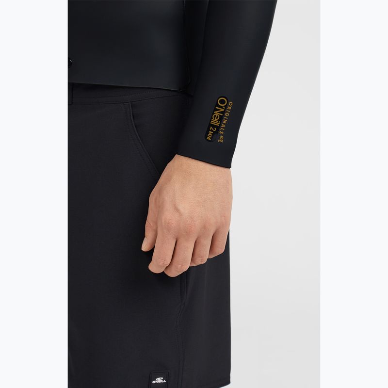 Vyriška neopreno striukė O'Neill O'Riginal 2 mm Beavertail Full Zip Jacket black/black 5