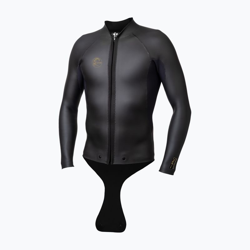 Vyriška neopreno striukė O'Neill O'Riginal 2 mm Beavertail Full Zip Jacket black/black 6