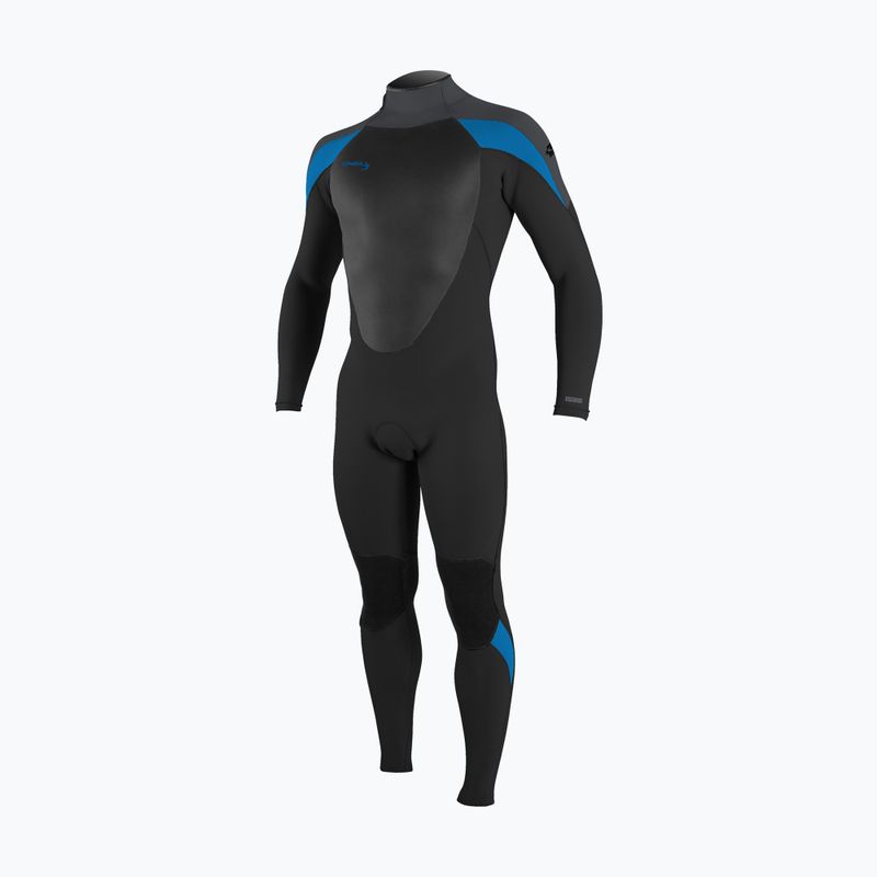 Vyriškas plaukimo hidrokostiumas O'Neill Epic 5/4 mm Back Zip Full black/graphite/bali blue