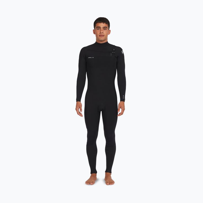 Vyriškas plaukimo kostiumas O'Neill Epic 3/2 Chest Zip Full A05 black/black/black 3