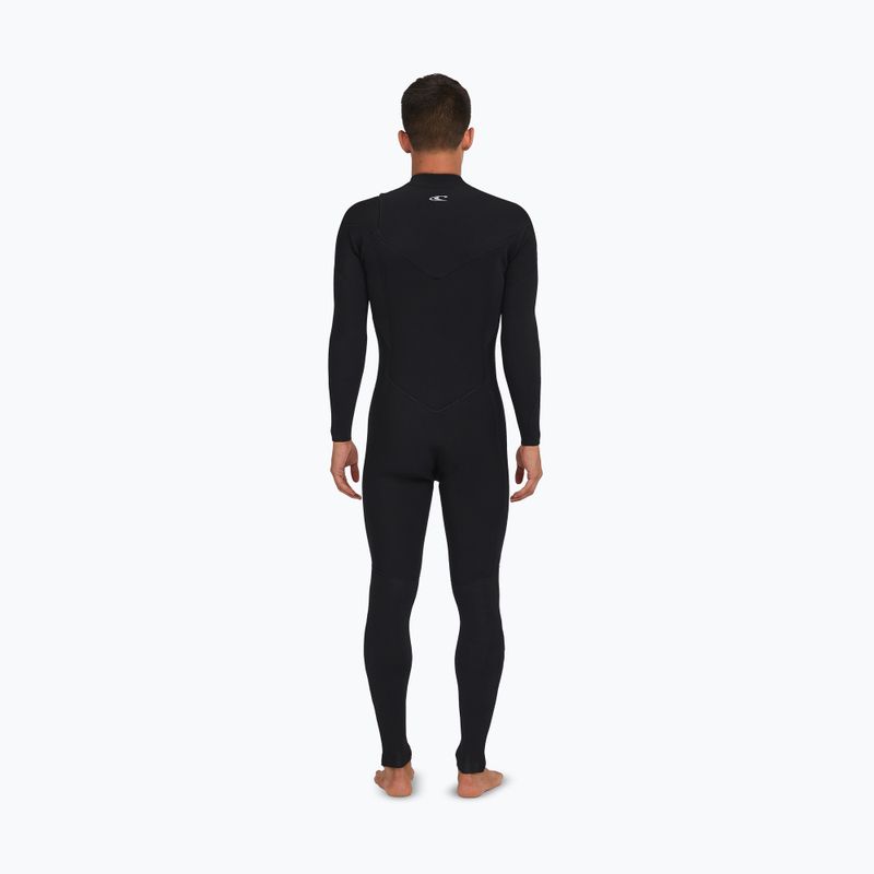 Vyriškas plaukimo kostiumas O'Neill Epic 3/2 Chest Zip Full A05 black/black/black 4