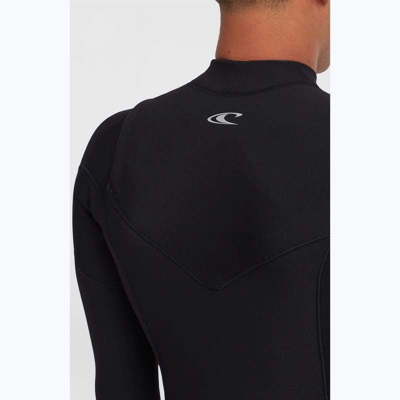 Vyriškas plaukimo kostiumas O'Neill Epic 3/2 Chest Zip Full A05 black/black/black 7