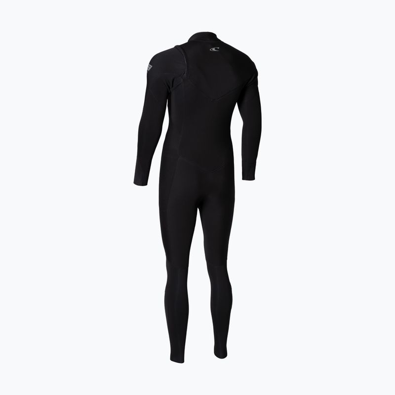 Vyriškas plaukimo hidrokostiumas O'Neill Epic 4/3 mm Chest Zip Full black/black/black 2