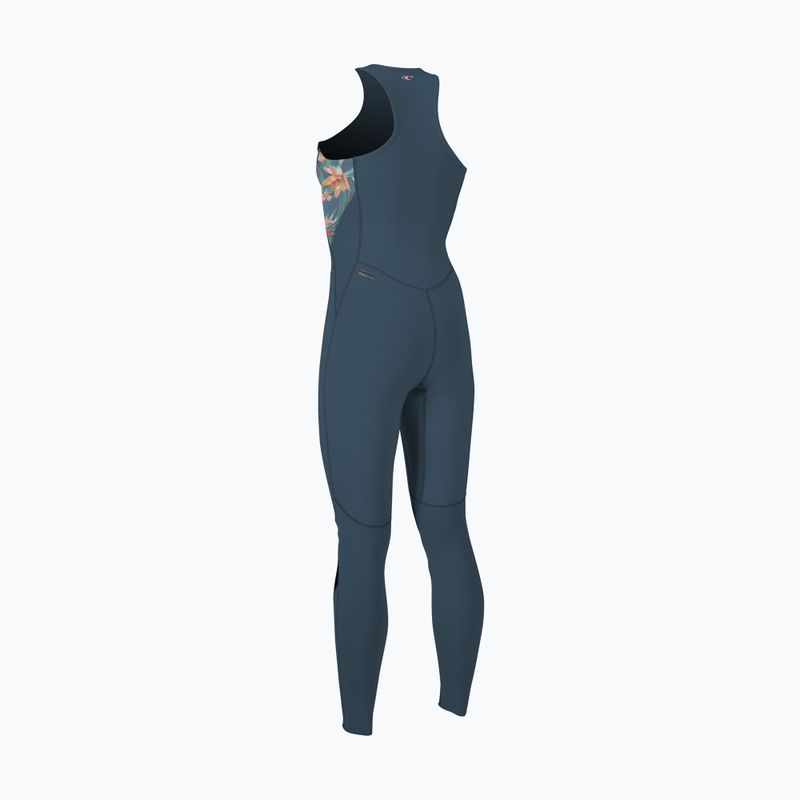 Moteriškas plaukimo hidrokostiumas O'Neill Bahia 1.5mm Front Zip copen blue/painted tropics/copen blue 8
