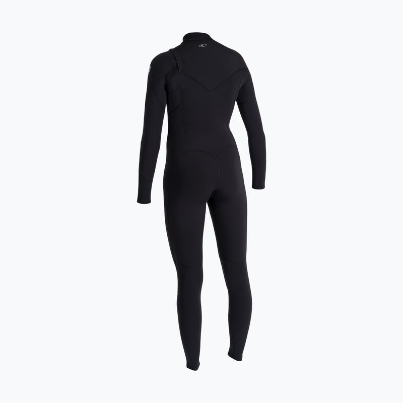 Moteriškas plaukimo hidrokostiumas O'Neill Epic 4/3 mm Chest Zip Full black/black/black 2