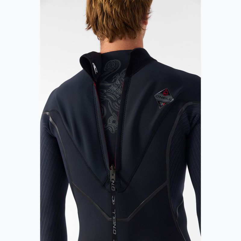 Vyriškas plaukimo kostiumas O'Neill Hyperfreak Fire 4/3+ mm Back Zip Full black/black 6