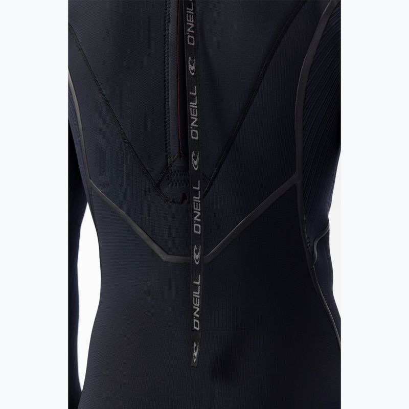 Vyriškas plaukimo kostiumas O'Neill Hyperfreak Fire 4/3+ mm Back Zip Full black/black 11