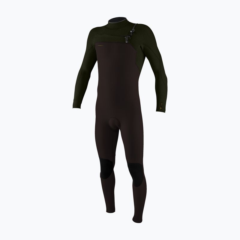 Vyriškas hidrokostiumas O'Neill Hyperfreak 3/2+ Chest Zip Full arabica/ranger