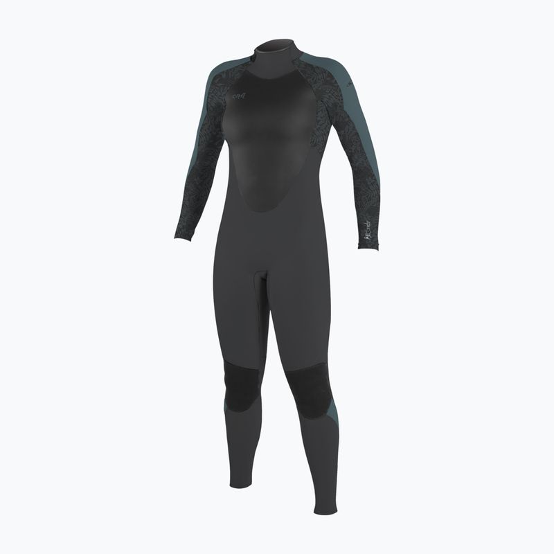 Moteriškas plaukimo kostiumas O'Neill Epic 3/2 Back Zip Full IT1 tempered steel/shaded island sky/shade