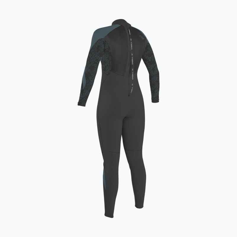 Moteriškas plaukimo kostiumas O'Neill Epic 3/2 Back Zip Full IT1 tempered steel/shaded island sky/shade 2