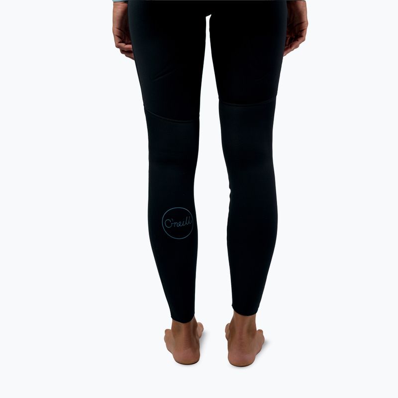 Moteriškas plaukimo kostiumas O'Neill Bahia 3/2 Back Zip Full IQ5 black/surf abstract/chambray blue 10