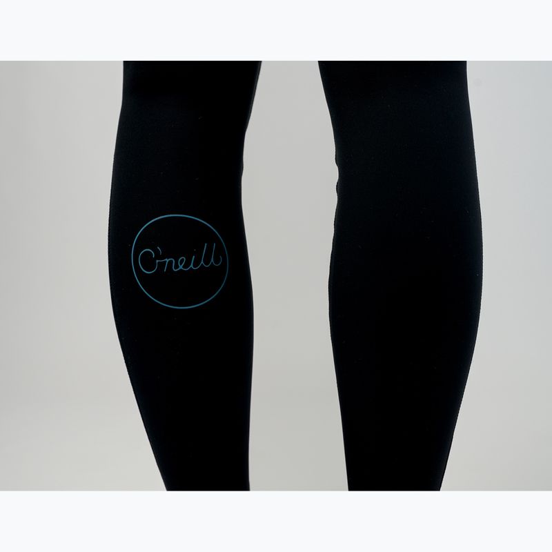 Moteriškas plaukimo kostiumas O'Neill Bahia 3/2 Back Zip Full IQ5 black/surf abstract/chambray blue 11