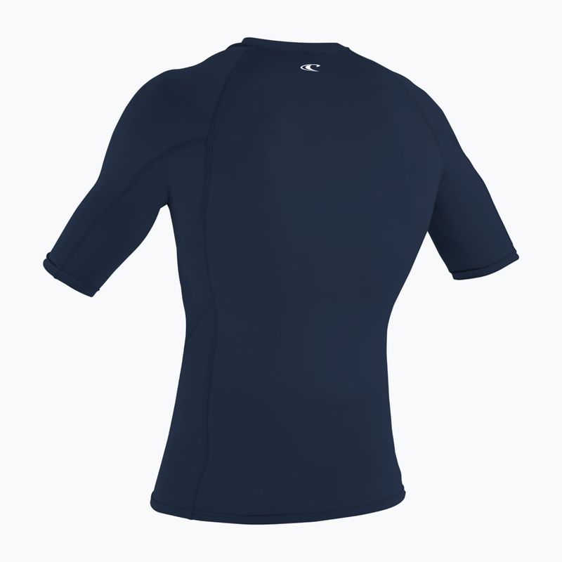Vyriški plaukimo marškinėliai O'Neill Basic Skins Rash Guard SS navy 2