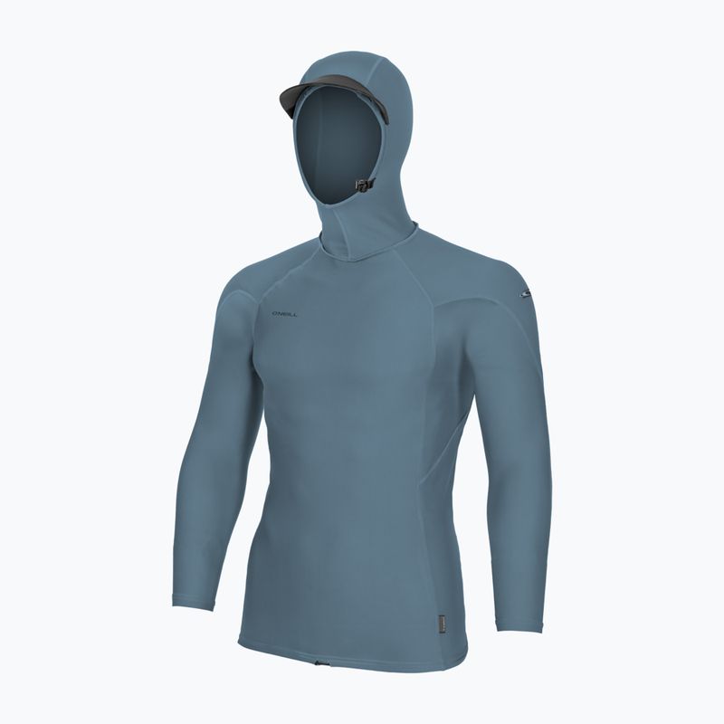 Vyriški plaukimo marškinėliai ilgomis rankovėmis O'Neill Hyperfreak Skins Rash Guard Hooded blue fusion/blue fusion