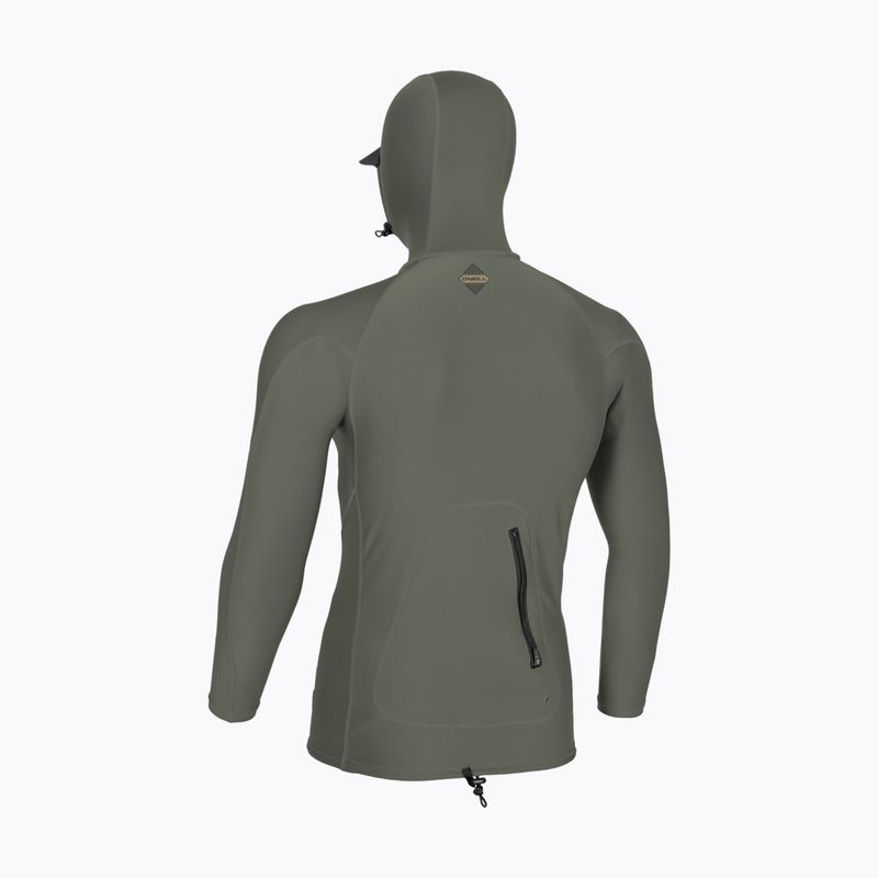 Vyriški plaukimo marškinėliai ilgomis rankovėmis O'Neill Hyperfreak Skins Rash Guard Hooded chimera/chimera 2