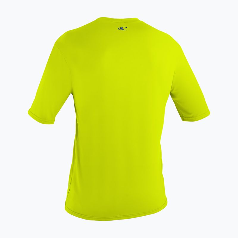 Vaikiški plaukimo marškinėliai O'Neill Child Basic Skins Sun Shirt lime 2