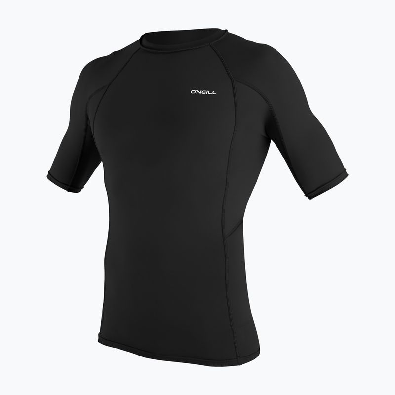 Vyriški plaukimo marškinėliai O'Neill Basic Skins Rash Guard SS black