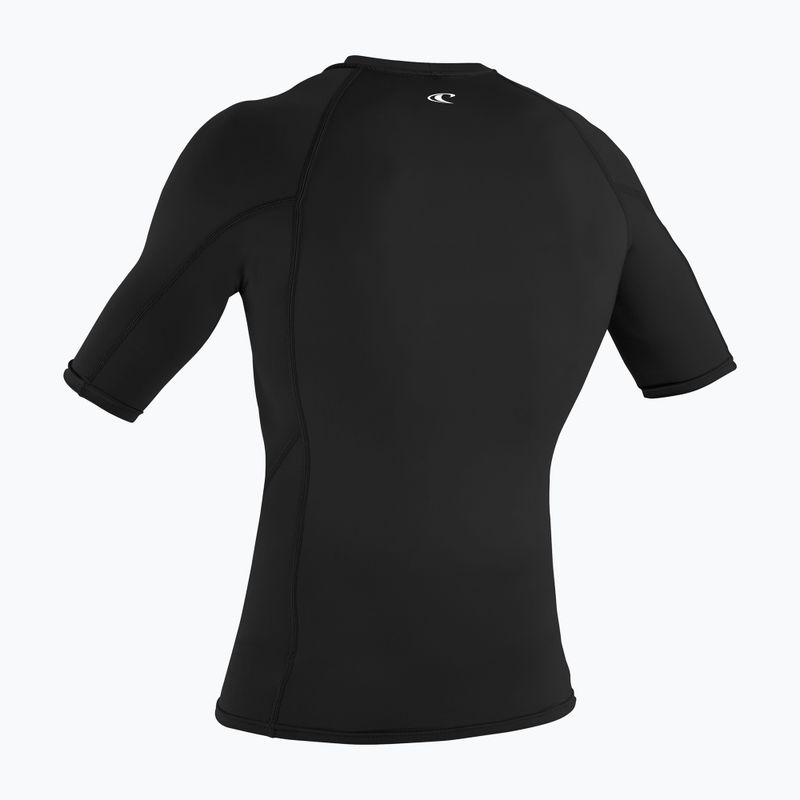 Vyriški plaukimo marškinėliai O'Neill Basic Skins Rash Guard SS black 2
