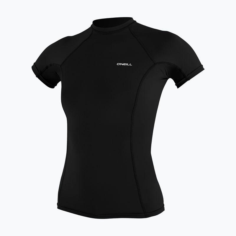 Moteriški plaukimo marškinėliai O'Neill Basic Skins Rash Guard SS black
