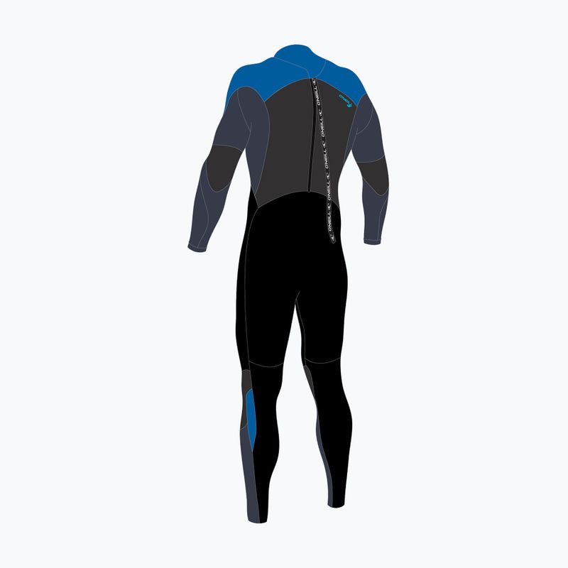 Vaikiškas plaukimo kostiumas O'Neill Youth Epic 4/3 mm Back Zip Full black/slate/bali blue 2