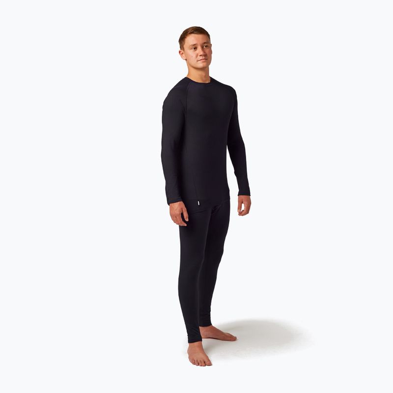 Vyriški termoaktyvūs marškinėliai Surfanic Bodyfit Crewneck black 2