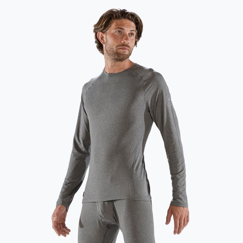 Vyriški termoaktyvūs marškinėliai Surfanic Bodyfit Crewneck charcoal 4