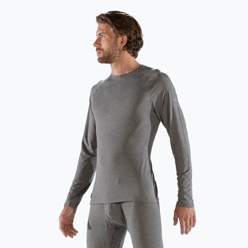 Vyriški termoaktyvūs marškinėliai Surfanic Bodyfit Crewneck charcoal 5