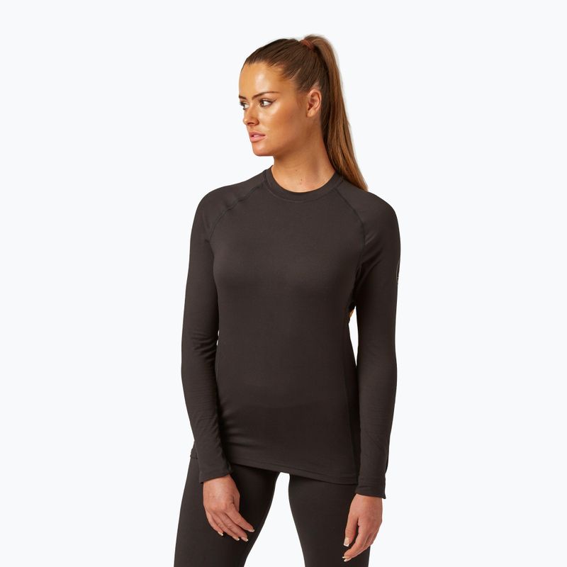 Moteriški termoaktyvūs marškinėliai Surfanic Cozy Crewneck black