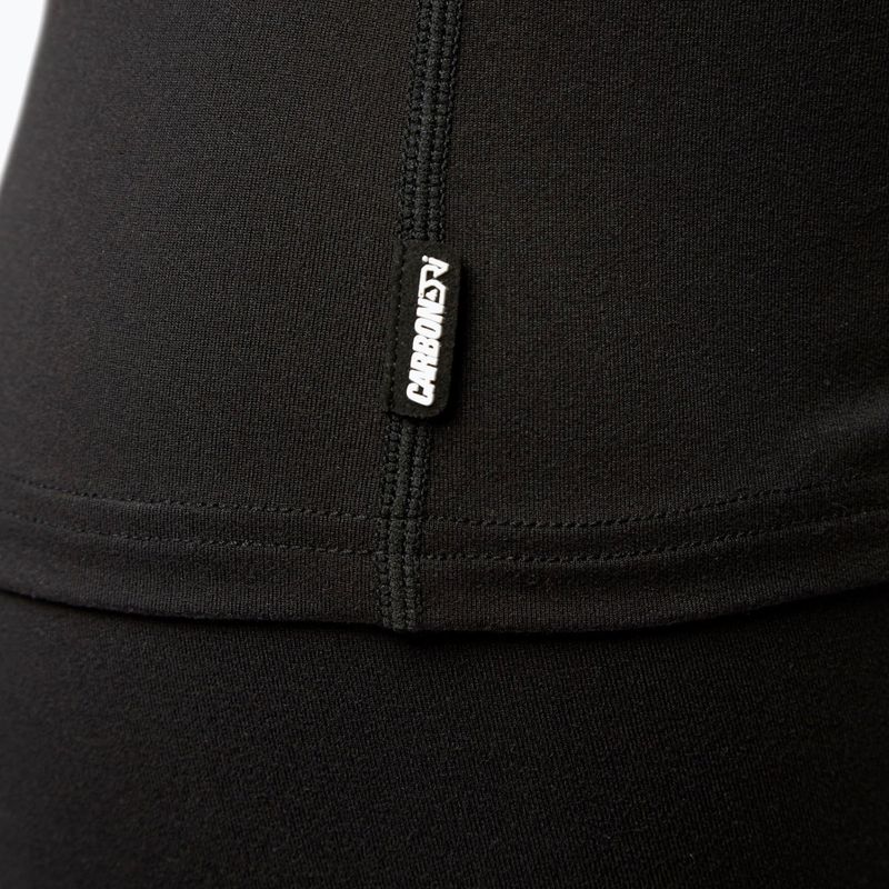 Moteriški termo marškinėliai ilgomis rankovėmis Surfanic Cozy Zip Neck black 7