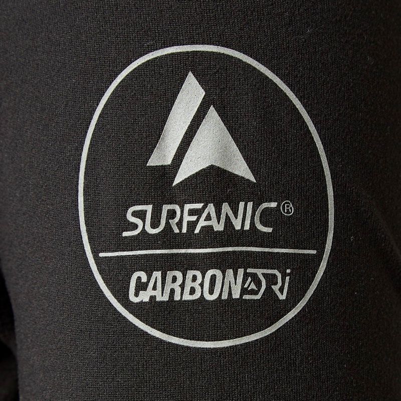 Moteriški termoaktyvūs marškinėliai su užtrauktuku Surfanic Cozy Zip Neck juodi 9