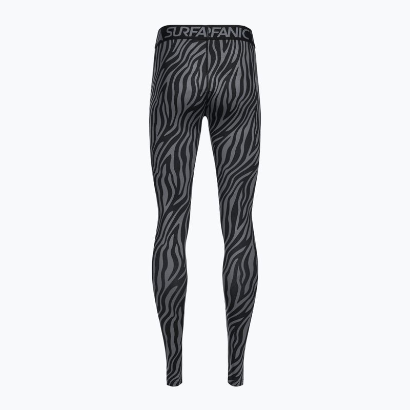 Moteriškos termoaktyvios kelnės Surfanic Cozy Limited Edition Long John black zebra 6