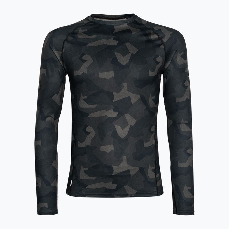 Vyriški termoaktyvūs marškinėliai Surfanic Bodyfit Limited Edition Crew Neck forest geo camo 4