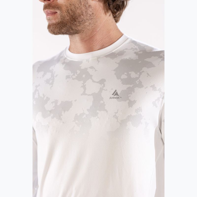 Vyriški termoaktyvūs marškinėliai Surfanic Bodyfit CarbonDri Limited Edition Crew Neck optic white 7