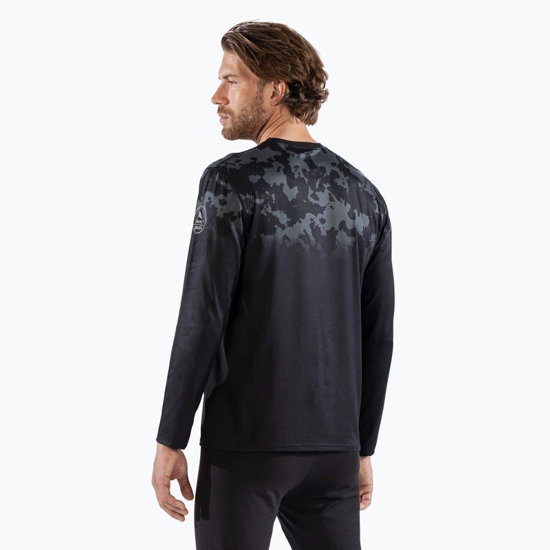 Vyriški termoaktyvūs marškinėliai Surfanic Bodyfit CarbonDri Limited Edition Crew Neck juodi 3