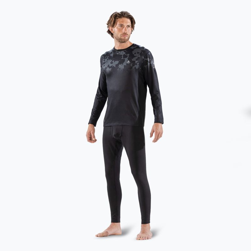 Vyriški termoaktyvūs marškinėliai ilgomis rankovėmis Surfanic Bodyfit CarbonDri Limited Edition Crew Neck black 5