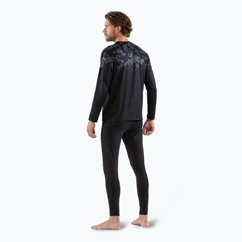 Vyriški termoaktyvūs marškinėliai Surfanic Bodyfit CarbonDri Limited Edition Crew Neck juodi 6