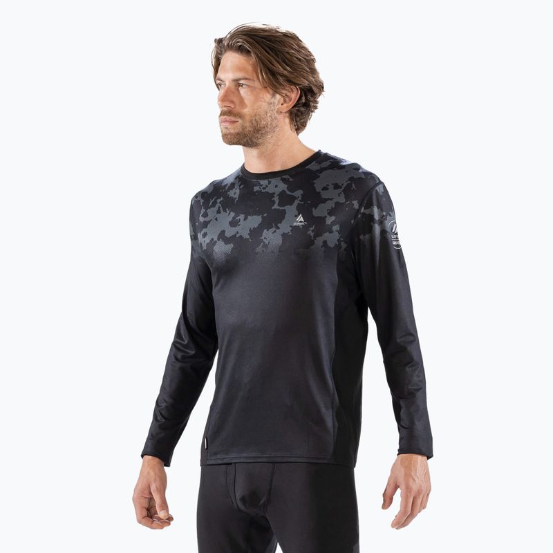 Vyriški termoaktyvūs marškinėliai Surfanic Bodyfit CarbonDri Limited Edition Crew Neck juodi 7
