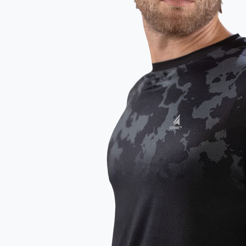 Vyriški termoaktyvūs marškinėliai Surfanic Bodyfit CarbonDri Limited Edition Crew Neck juodi 8